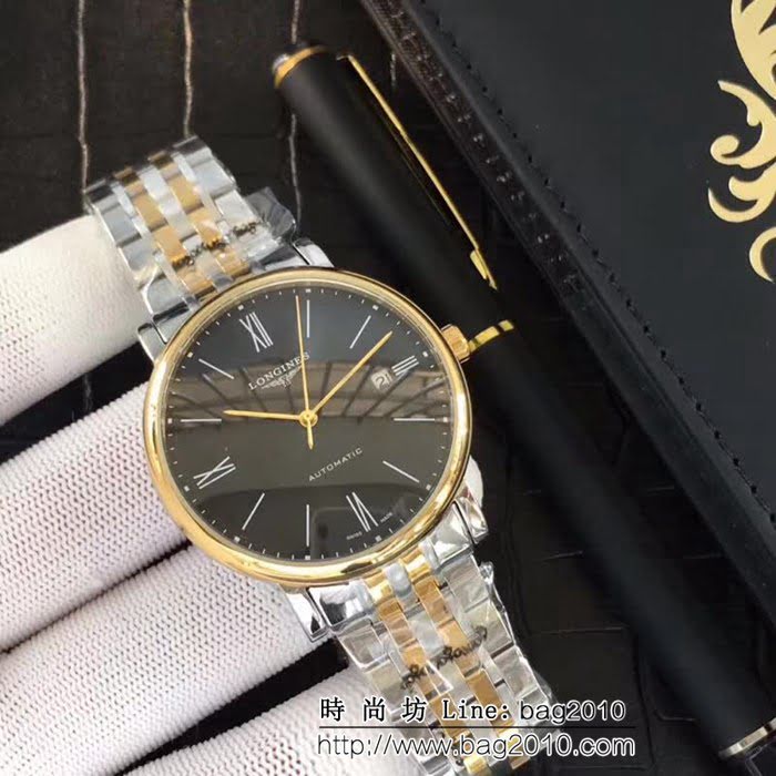 LONGINES浪琴 商務正裝 全自動機械 男士腕表 WSS0227